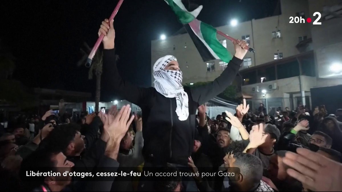 🇮🇱🇵🇸 Accord trouvé pour une trêve à #Gaza : un cessez-le-feu de 42 jours devrait rentrer en vigueur dimanche. #JT20h #Israel