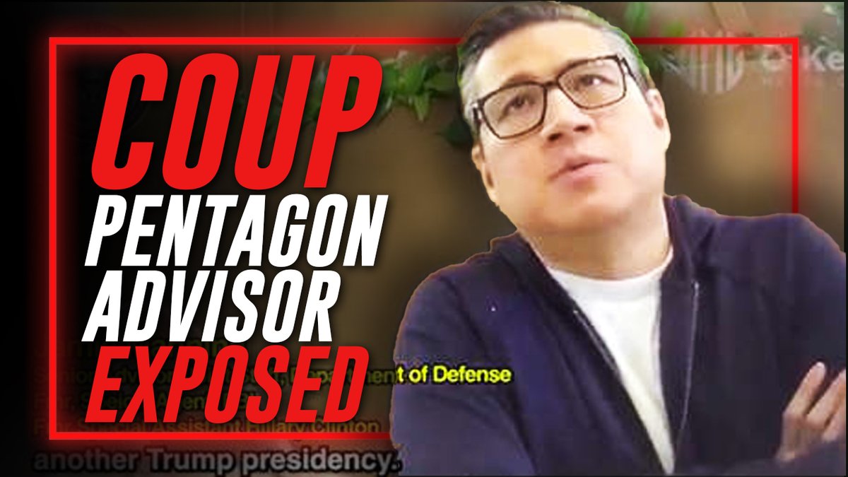 🚨COUP ALERT!!!🚨 Top Pentagon Advisor FIRED After Revealing Plot To “Protect People From Trump!” Advisor To The Joint Chiefs Of Staff Admits To Participating In A “Huge Meeting With Military Leaders” To Undermine Trump In Undercover Video! » X STREAM: