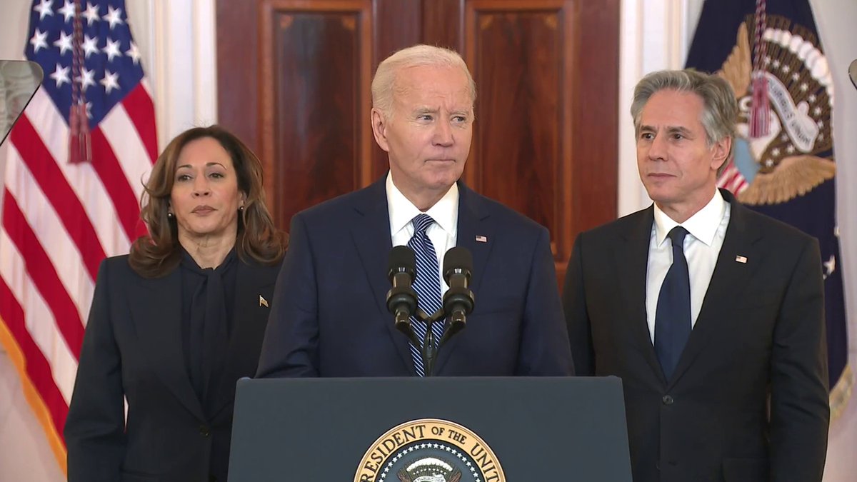 BREAKING: President Biden explains the ceasefire and hostage release agreement between Israel and Hamas. The deal will go into effect January 19th.