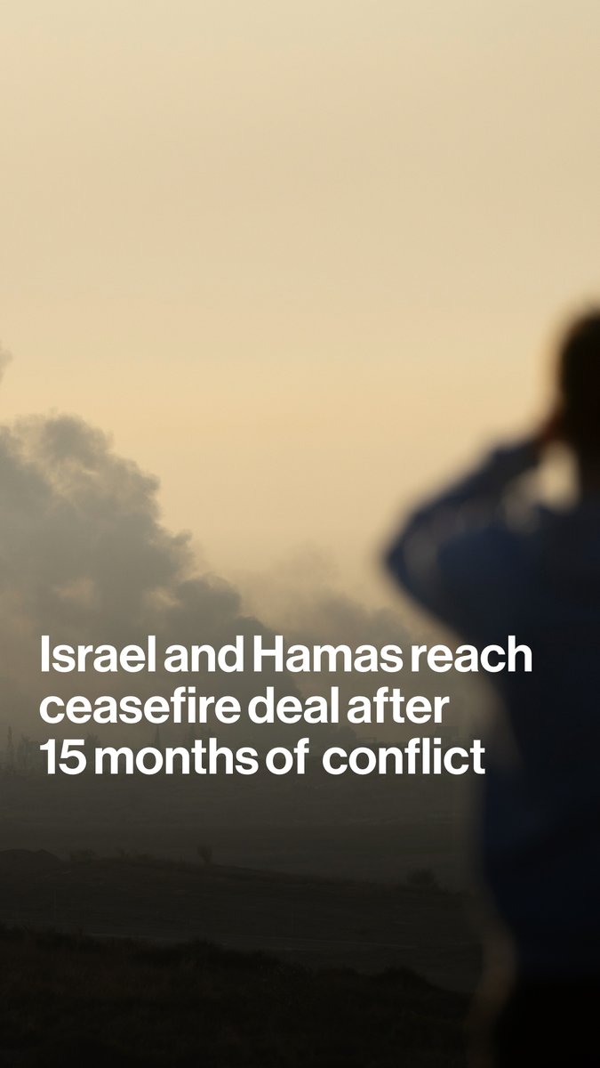 Israel and Hamas agreed to a ceasefire deal, bringing a temporary halt to the war in Gaza that has killed tens of thousands of people in the last 15 months and touched off broader turmoil across the Middle East, people familiar with the matter said