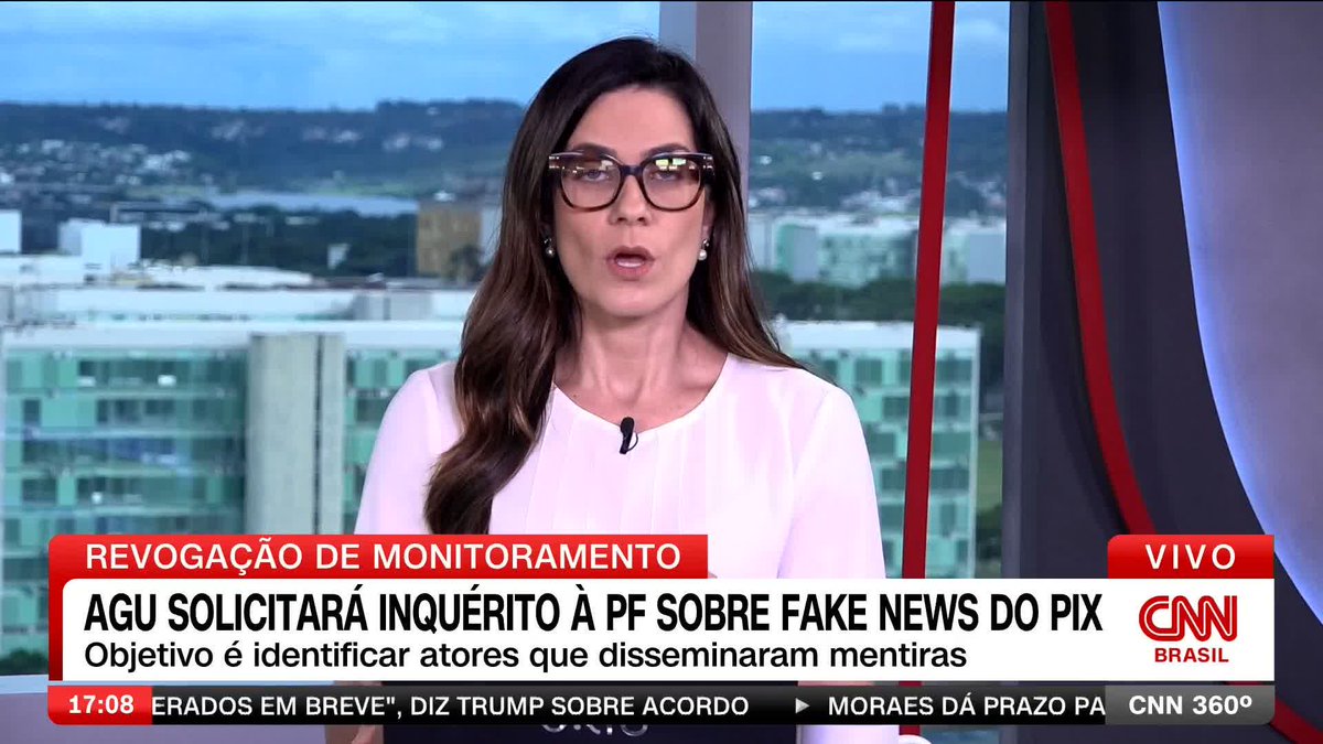 O ministro da Advocacia Geral da União (AGU), Jorge Messias, afirmou, nesta quarta-feira (15), que a AGU solicitará ainda hoje a abertura de inquérito para identificar autores que criaram e espalharam fake news sobre a fiscalização do Pix. #CNNBrasil360