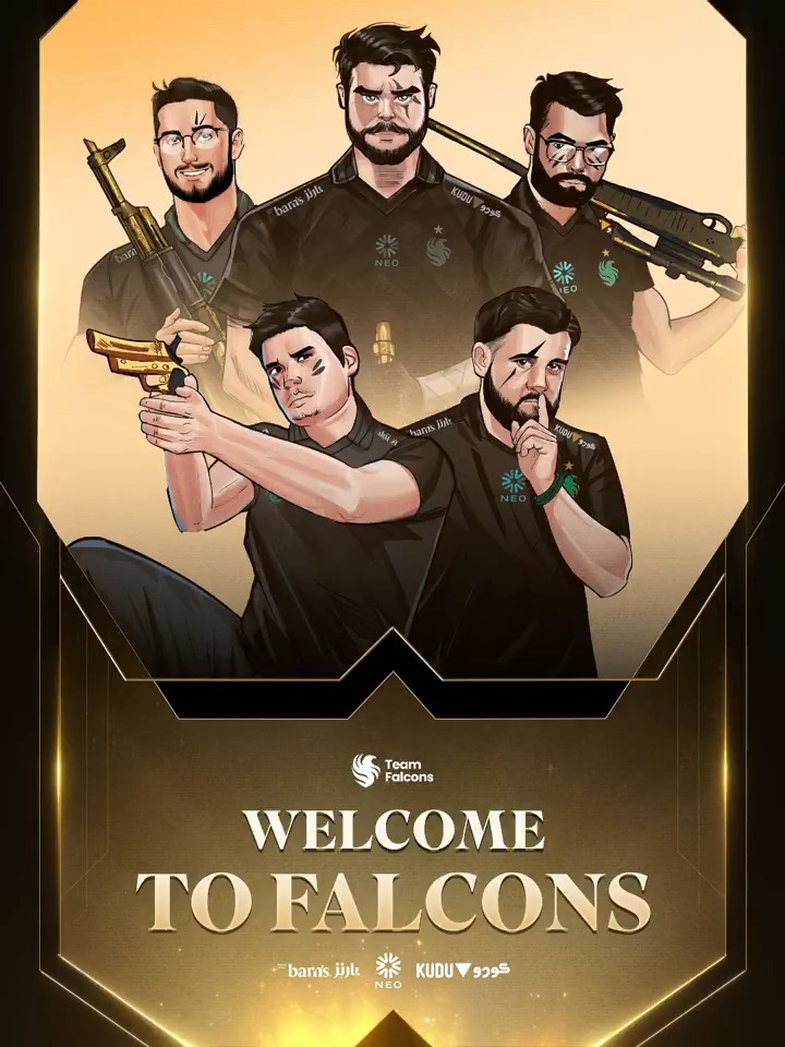 𝗥𝗘𝗔𝗗𝗬 𝗧𝗢 𝗗𝗢𝗠𝗜𝗡𝗔𝗧𝗘 𝗧𝗛𝗘 𝗕𝗔𝗧𝗧𝗟𝗘𝗚𝗥𝗢𝗨𝗡𝗗!! 💥 Introducing our 2025 PUBG Roster 🪂 — It’s time for greatness! 😤🔥 🤩 نقدم لكم فريقنا الجديد للعبة ببجي 🤩 🦅 hwinn 🦅 FLC Kickstart 🦅 FLC Shrimzy 🦅 FLC TGLTN 🧠 FLC GUNNER #FalconsAreHere