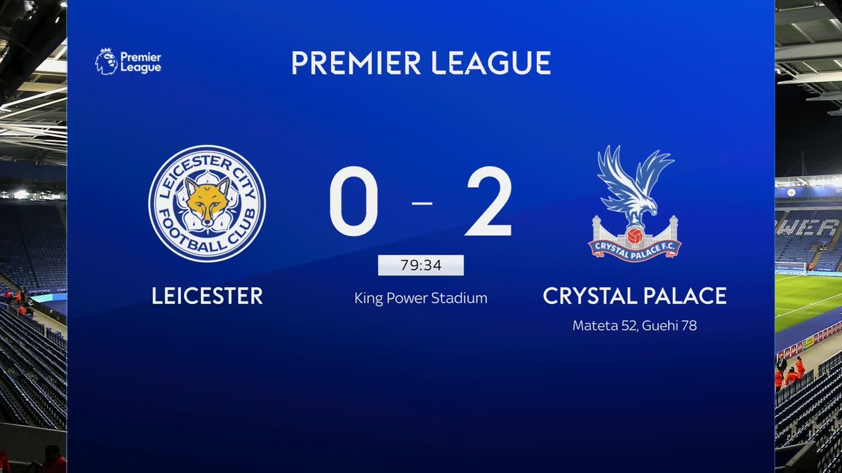 Guehi doubles Crystal Palace's lead at Leicester 🦅