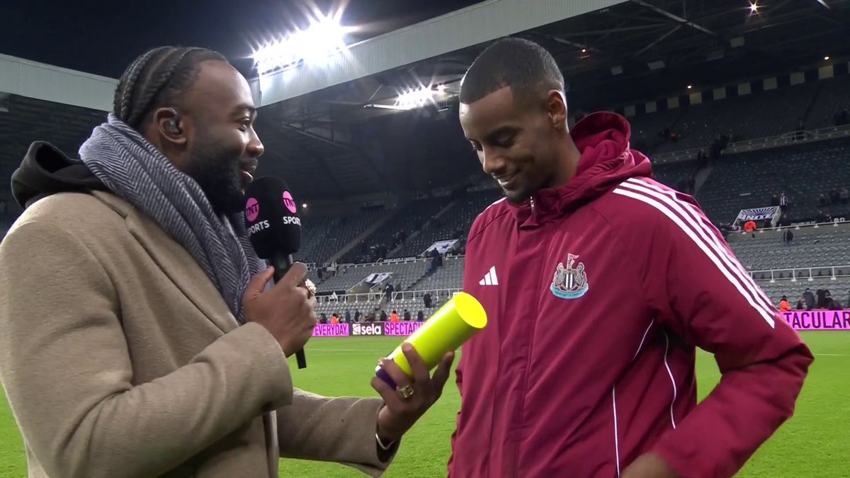 "I feel very good, my ambition is always to score" 🎯 Alexander Isak makes it SIX Man of the Match awards in a row 🤯👏 🎙JayDee Dyer | 📺 TNT Sports & discovery+ UK