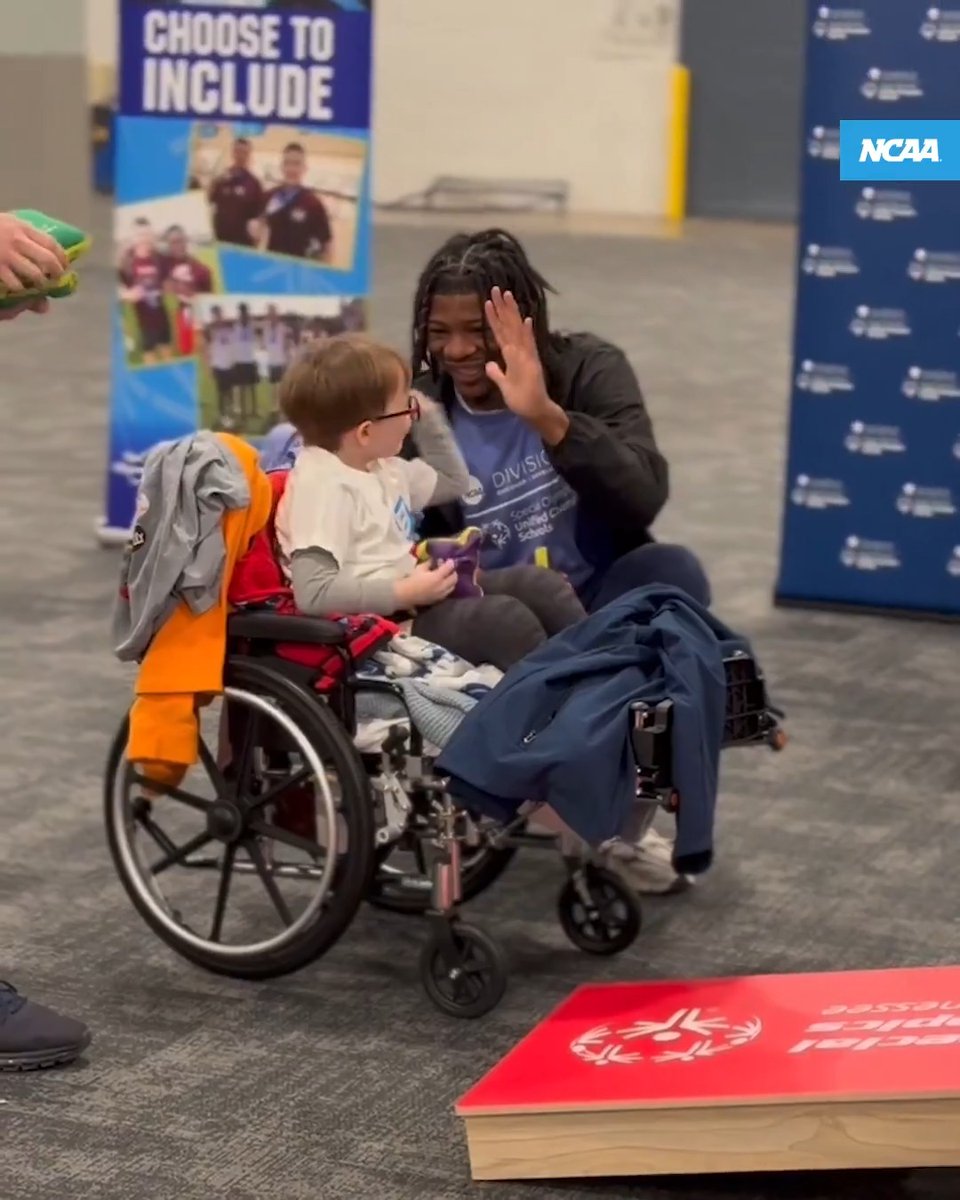 Teamwork in action 💙 Special Olympics TN and NCAA Division III student-athletes joined forces at the 2025 NCAA Convention in Nashville to celebrate social inclusion and make a lasting impact.