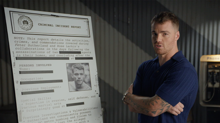 The Night Agent returns NEXT THURSDAY. Gabriel Basso recaps Season 1 to help you get ready.