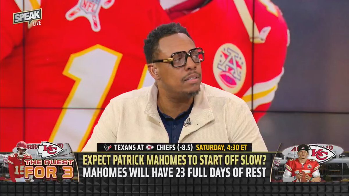 "If the Chiefs lose to the Texans, I live 15 miles away from here, I'm walking to work." Paul Pierce is confident that the Chiefs will beat the Texans Saturday 😅