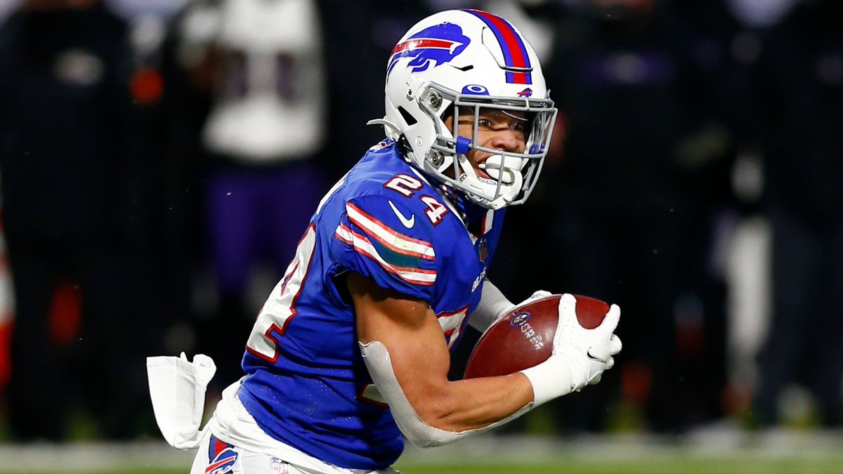 The last time the Ravens and Bills played in the playoffs, Taron Johnson ran from one end zone to the other 🦬 📺: #BALvsBUF – Sunday 6:30pm ET on CBS/Paramount+ 📱: Stream on NFL+