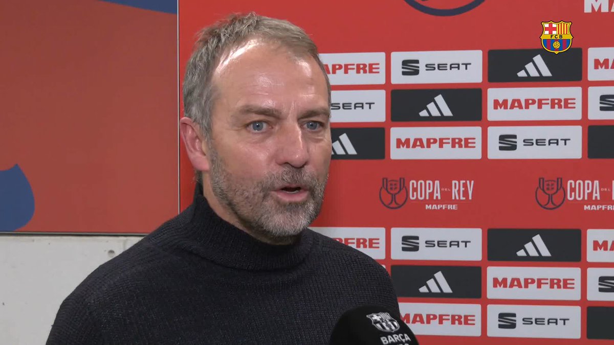 🎙️ HANSI FLICK: "I liked it. I really enjoyed the match."