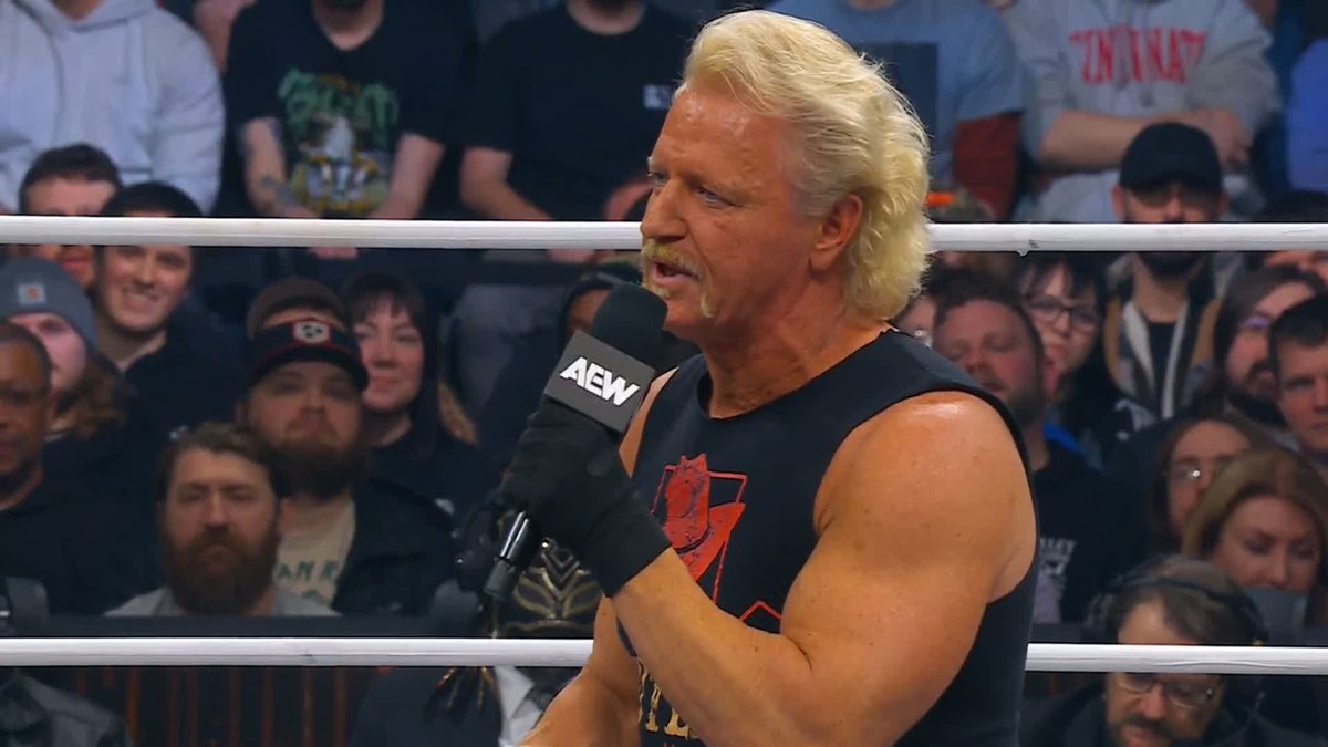 Jeff Jarrett doesn't just take it from MJF, he can dish it out too! Watch #AEWDynamite LIVE on TBS Network &amp; @SportsOnMax Jeff Jarrett | Maxwell Jacob Friedman™️