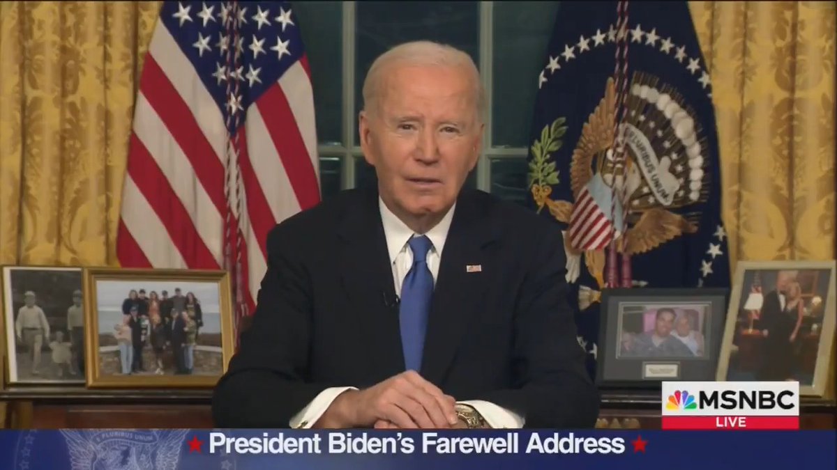 Thank you, President Biden. For everything.