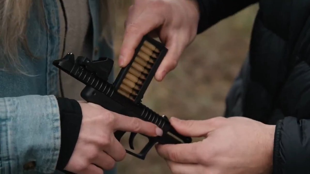 KelTec has announced a rotary barrel clip fed 5.7x28mm ultra lightweight pistol. I'm posting this with no comment as I trust y'all will react as I expect y'all will below in the comments... 😎 #KelTec #clip #polymer #cocaine