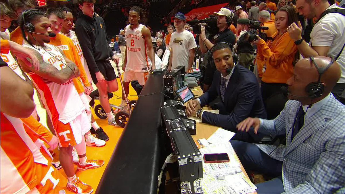 "everybody eats" — Zakai Zeigler apparently everybody does the postgame interview too 😂