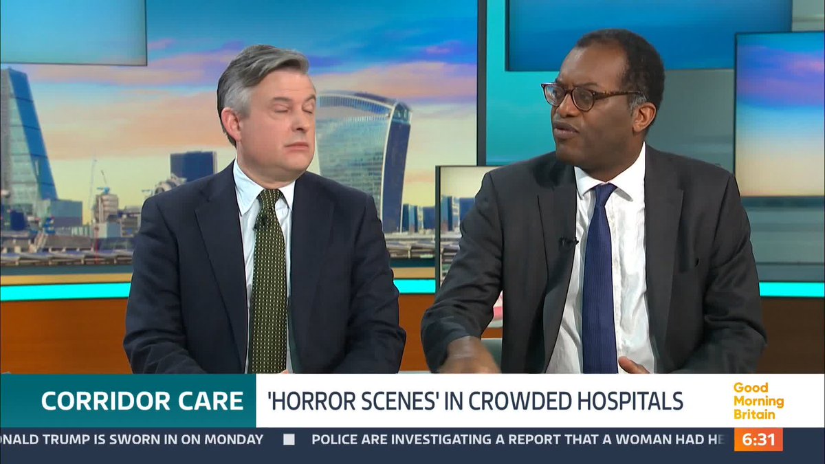 'The failing has standardised.' Kate Garraway speaks to Kwasi Kwarteng and Jonathan Ashworth about the harrowing report into the state of the NHS by the Royal College of Nursing.