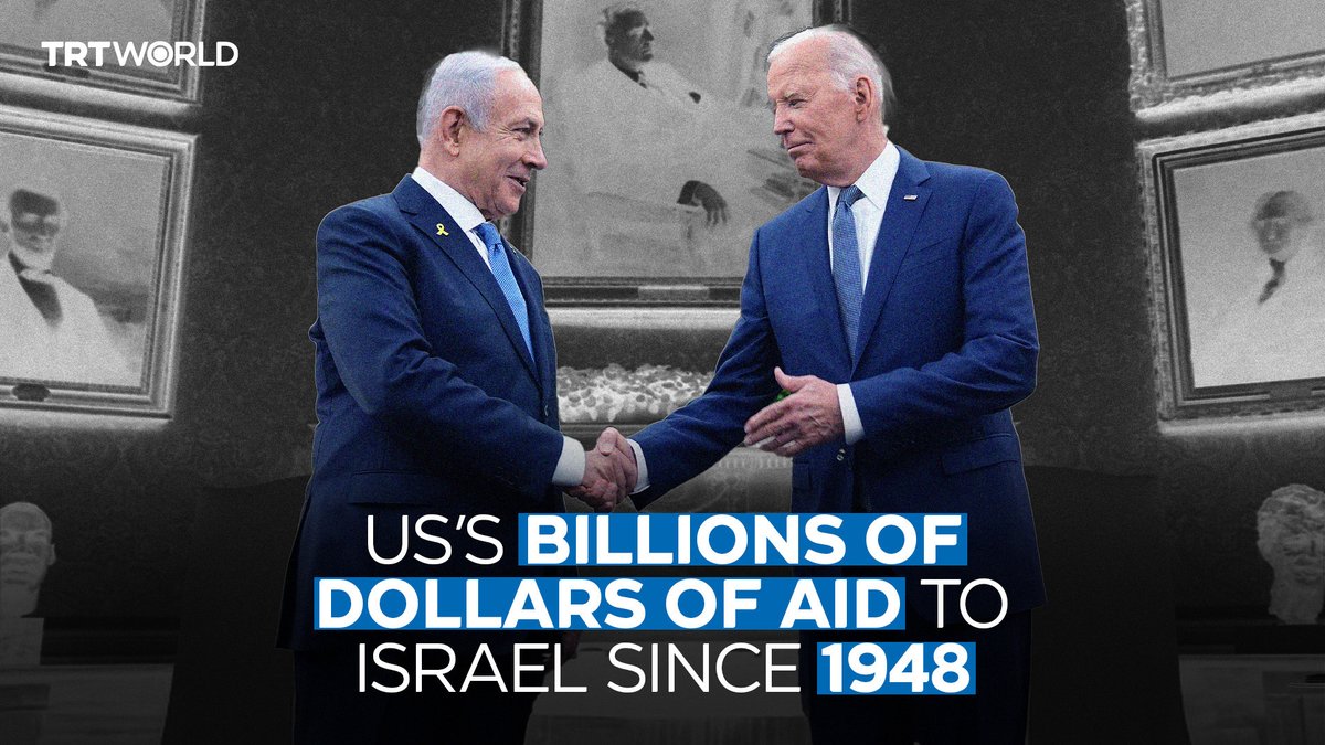 Over $300,000,000,000. This is the amount of aid the US has provided Israel with since 1948, helping fund Tel Aviv’s wars, as well as its oppression and occupation of Palestine, for decades