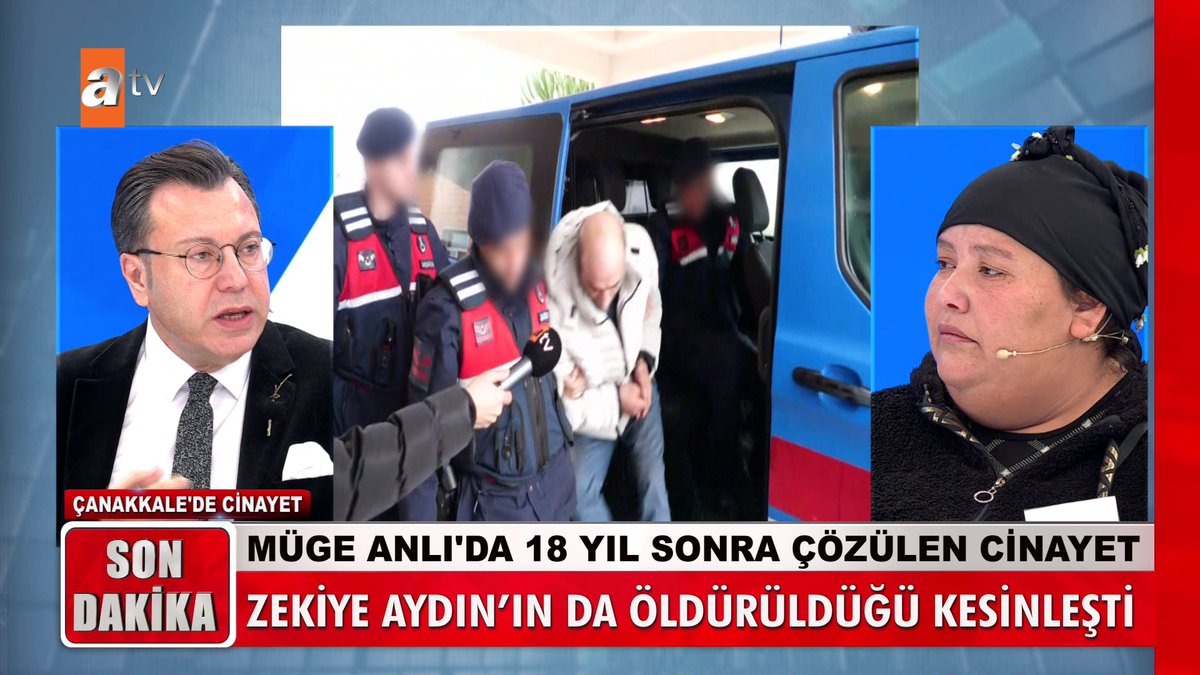 Katil zanlısının eşi canlı yayında... Cinayet sarmalı ile ilgili ne kadar bilgi sahibi? #MügeAnlıİleTatlıSert #MügeAnlı atv