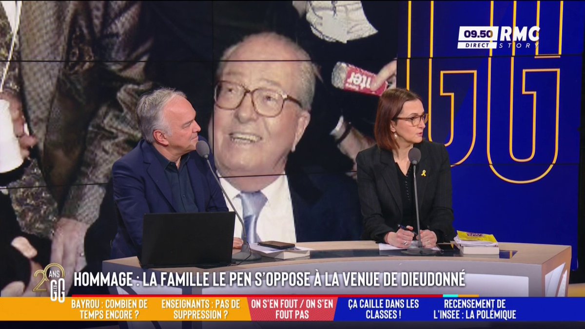 ⚫ Hommage : la famille Le Pen s'oppose à la venue de Dieudonné 🗣️ Barbara Lefebvre : "La justice lui avait interdit de venir et à un cher juge, en dernière minute, le lui autorise... J'y vois une manœuvre des juges pour mettre la zizanie dans la famille Le Pen !" #GGRMC