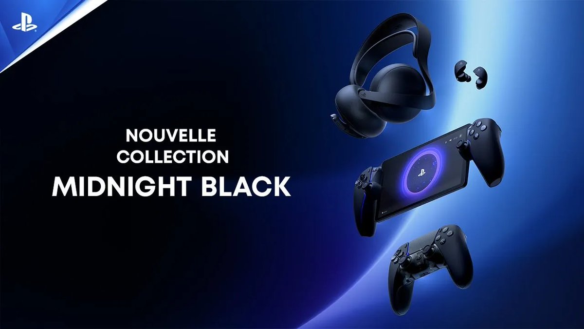 PlayStation Portal, DualSense Edge, Pulse Elite, Pulse Explore, oui, mais en noir 🖤 Précommandez la Collection Midnight Black dès maintenant ici :