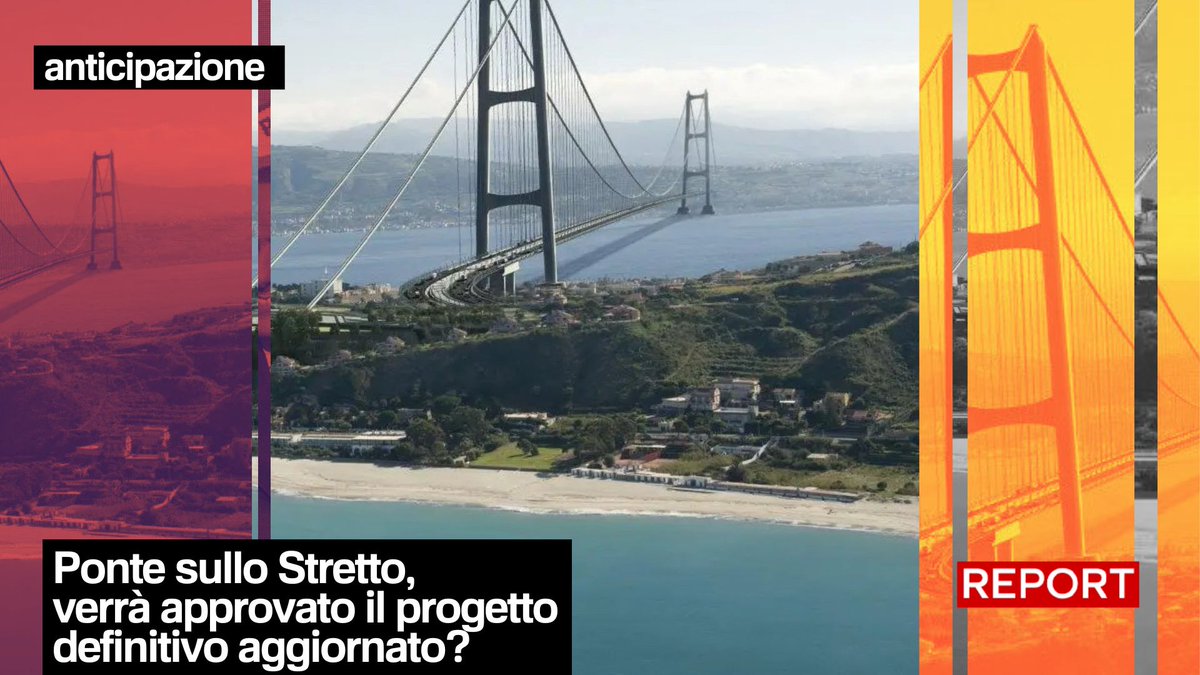 Il Ponte sullo Stretto è stato fin da subito il pallino del ministro Salvini. Nei prossimi giorni dovrebbe essere approvato da parte del Cipess il progetto definitivo aggiornato. Progetto sul quale molti tecnici indipendenti hanno posto dubbi di fattibilità. Domenica, 20.30, Rai3