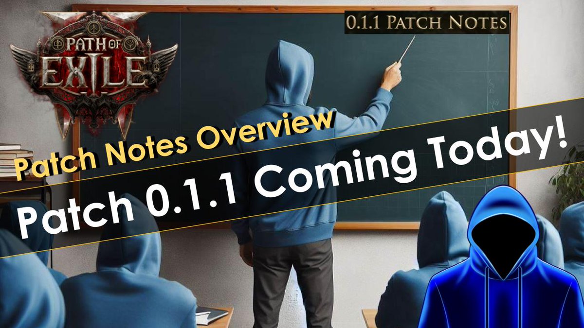 #pathofexile2 Patch 0.1.1 is coming out later today! Here's a quick rundown of some of the more notable changes coming to Endgame, Monsters Consoles and more!