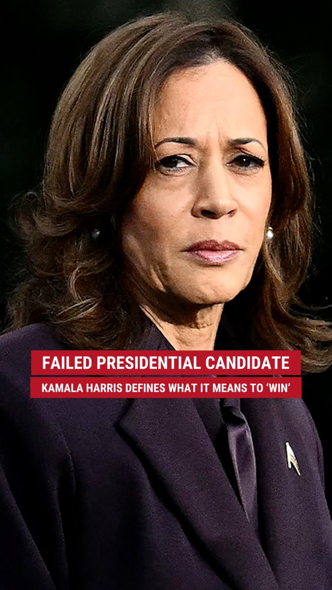 NO-WIN SITUATION?: After losing by a landslide in the 2024 presidential election, Vice President Kamala Harris claims that winning means you'll never be defeated.