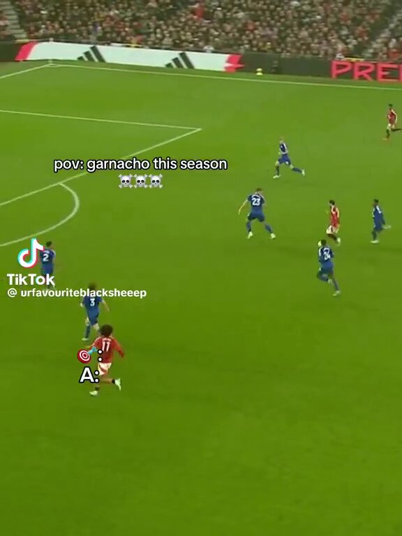 Garnacho has been brilliant this season and should not be sold at any price, he reminds me of a young Cristiano Ronaldo. We shouldn't let him join Real Madrid or FC Barcelona let alone Napoli, we will regret it like CR7.