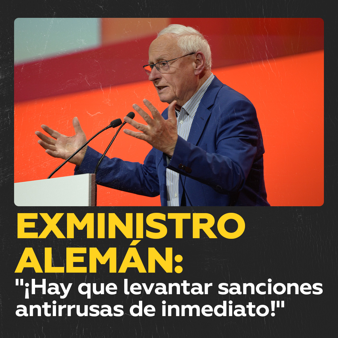 🗣Exministro alemán: Si no compramos petróleo a Rusia por “agresor”, nunca deberíamos comprar gas a EE.UU.