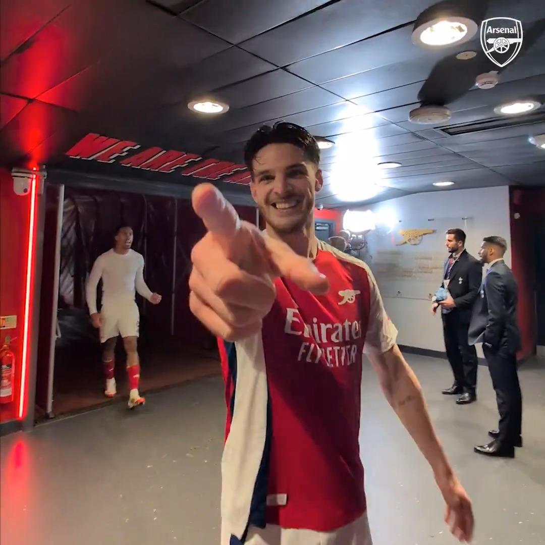 Those post-match tunnel scenes 🙌
