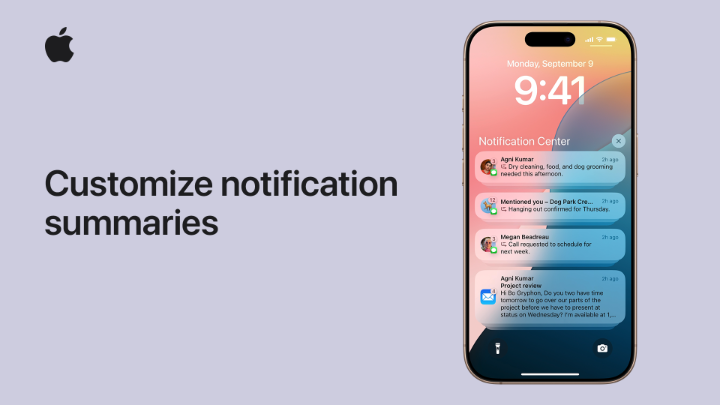 With #AppleIntelligence in iOS 18.1 and iPadOS 18.1, multiple notifications from a single app can appear as a summary to help you understand them at a glance. Here’s how to customize your notification summaries.