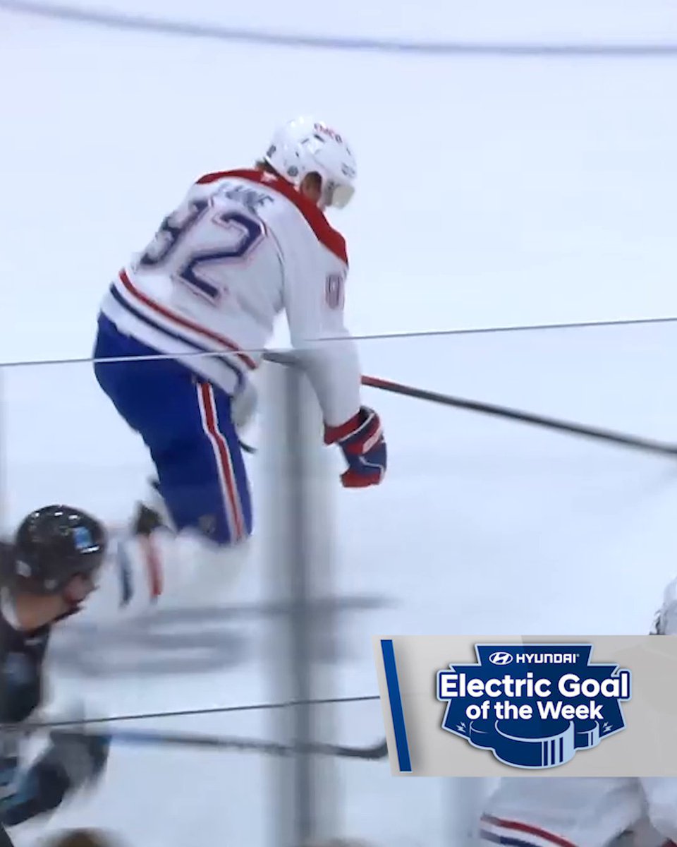 Feel free to keep this one on repeat. 🔂 Electric Goal of the Week presented by Hyundai Canada