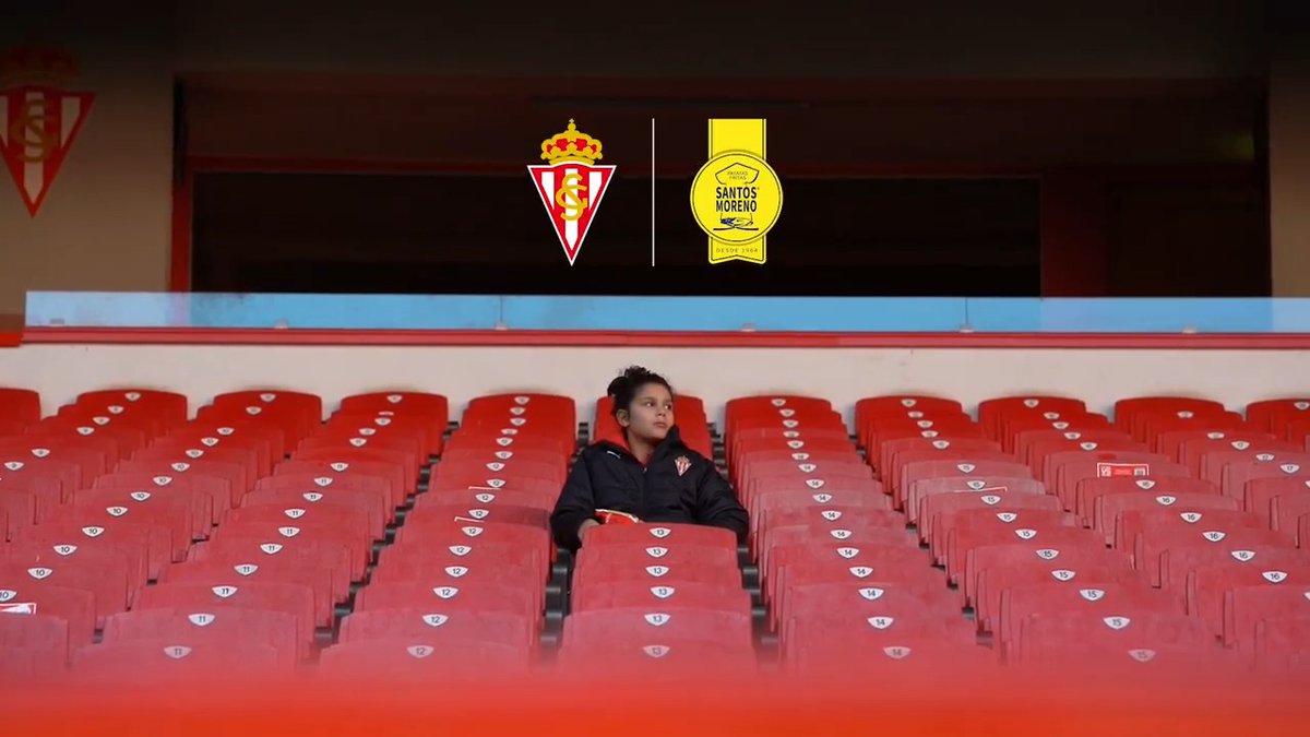 🫶🏻 Sporting ➕ 🍟 patatas en 🏡 El Molinón. 😋 Un plan perfecto 🤝 'Patatas fritas Santos Moreno'. #RealSporting