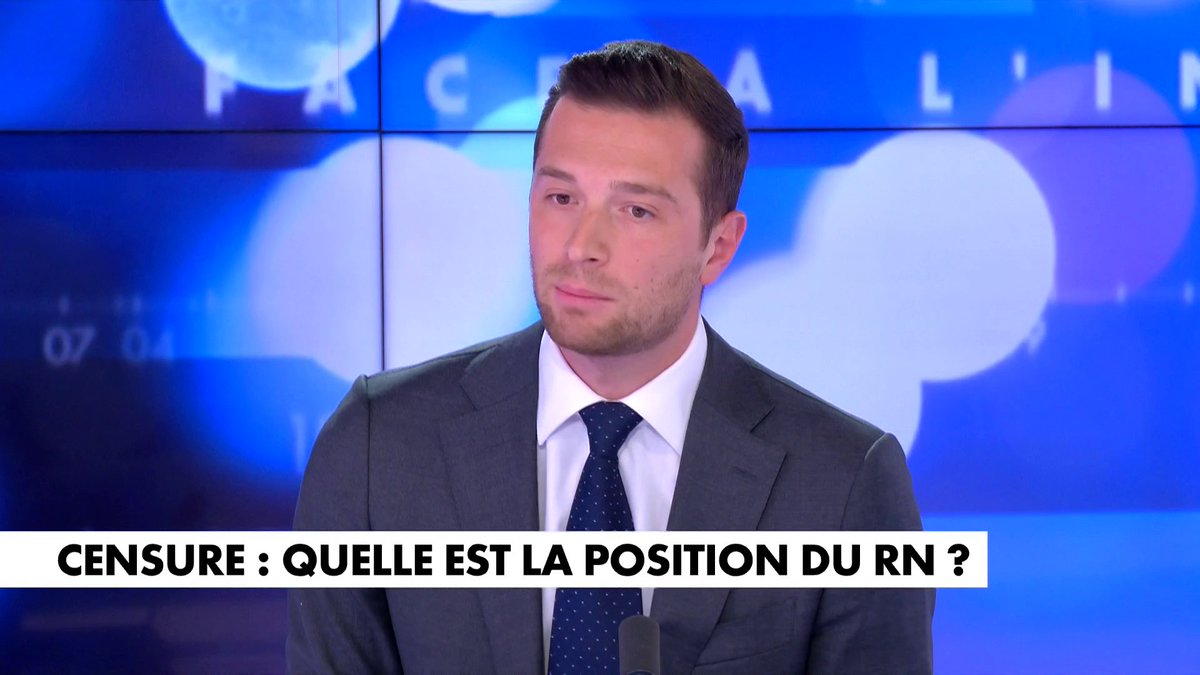 Jordan Bardella : «La gauche veut abattre les institutions, elle veut le désordre, elle veut dynamiter la Vème République» dans #Facealinfo