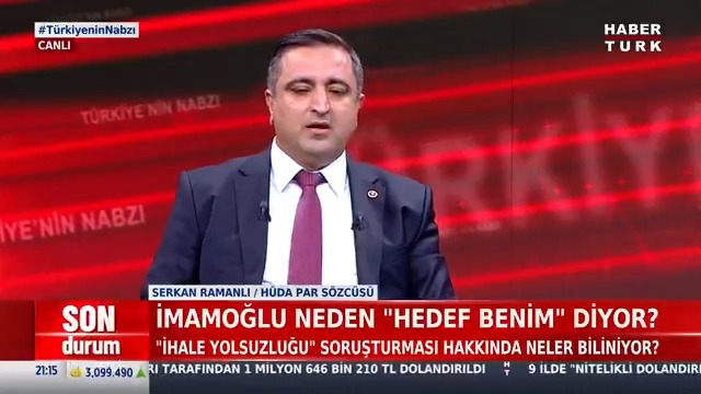 Sırada başka belediyeler var mı? Operasyon genişler mi? HÜDA PAR Sözcüsü Serkan Ramanlı #TürkiyeninNabzı'nda anlattı.