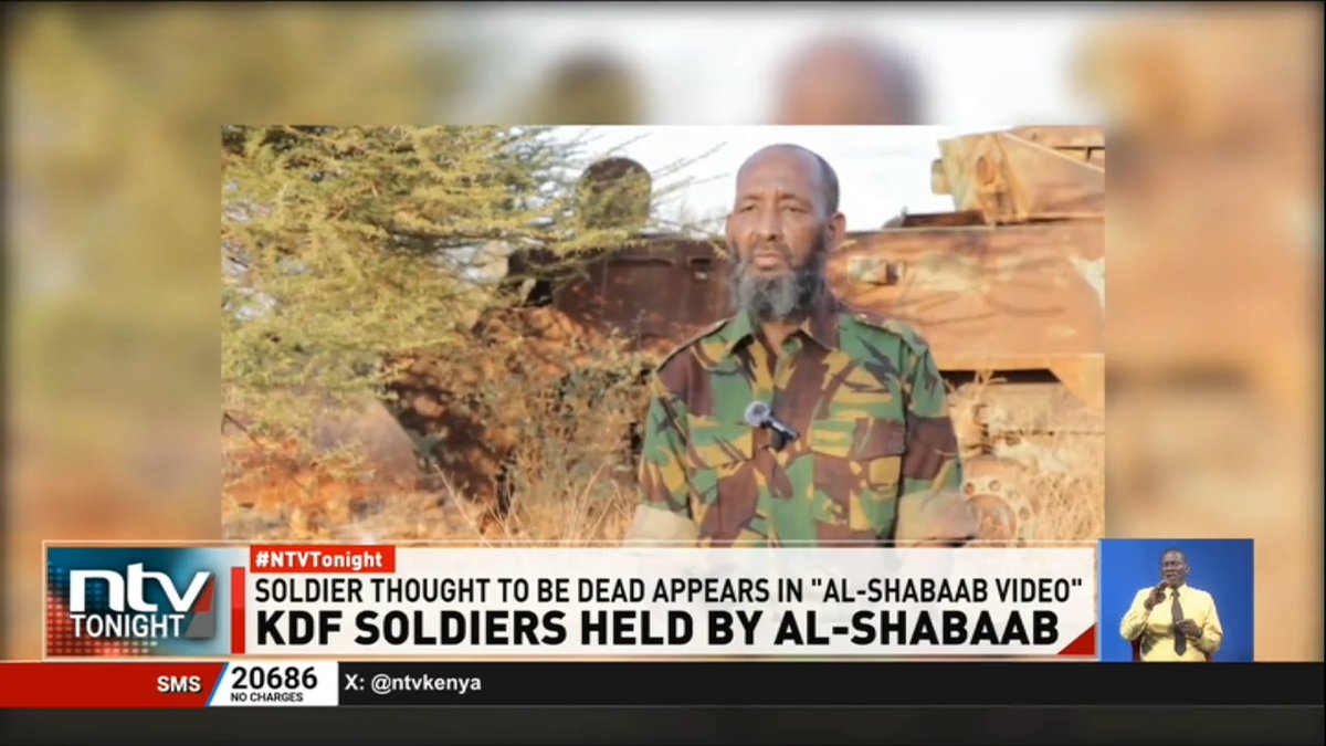 KDF Soldiers Held By Al-Shabaab: Recent videos of KDF soldiers who have reportedly been held captive by al-Shabaab militants since 2016 surface online. It's not clear how many KDF soldiers were captured during the attack. #NTVTonight Ben Kitili