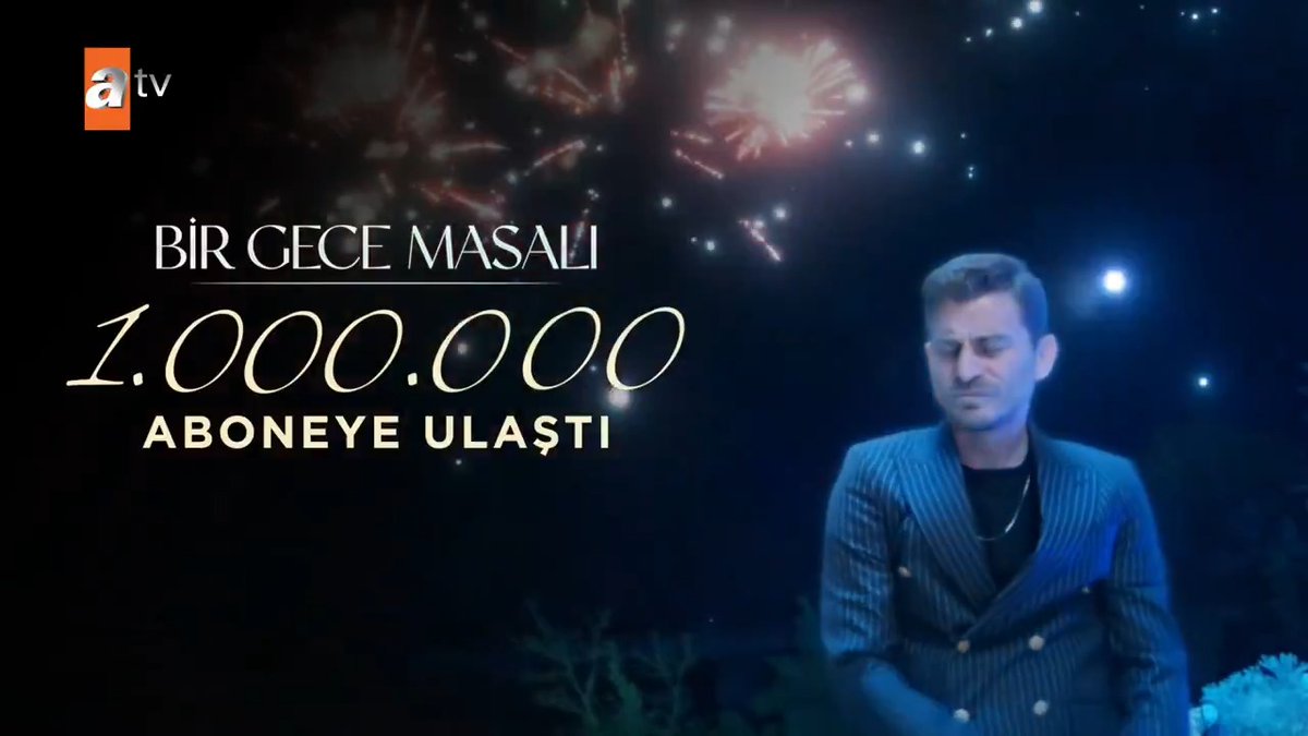 Bir Gece Masalı YouTube’ta 1 milyon aboneye ulaştı! 🎉 Sevginiz ve ilginiz için teşekkür ederiz. ✨ #BirGeceMasalı yeni bölümüyle Salı 20.00'de atv’de! atv