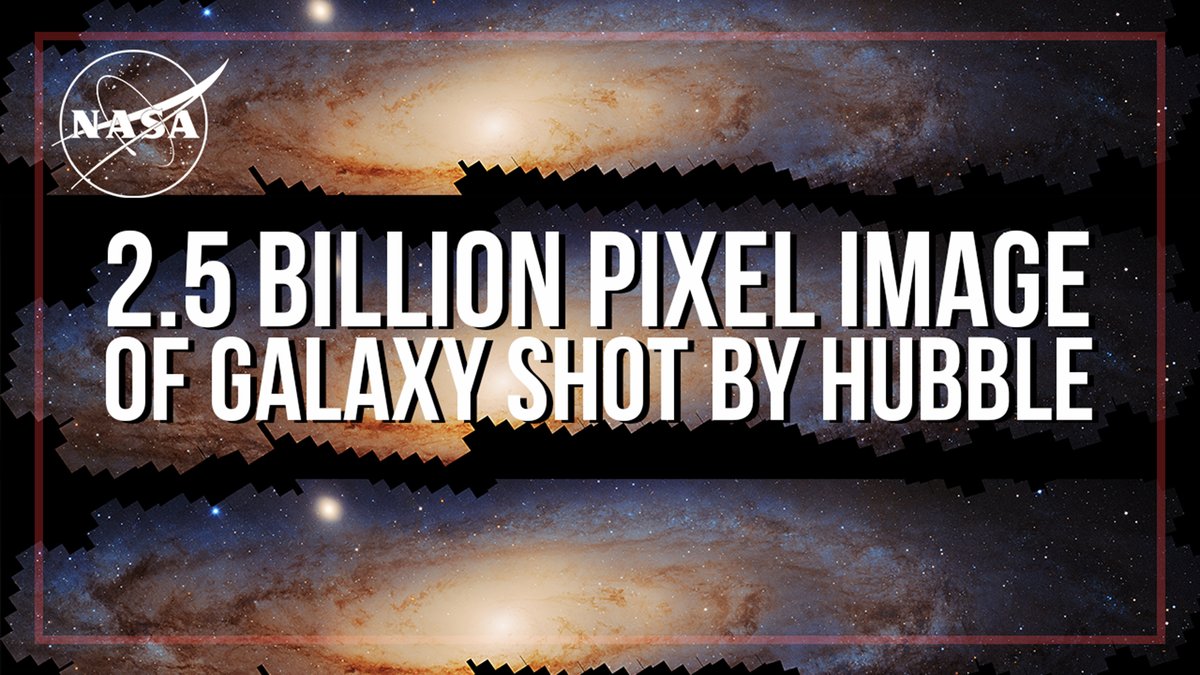 Ready for Hubble's largest ever mosaic? Over the course of a decade, scientists compiled 600+ images of our nearest major galactic neighbor, Andromeda. This 2.5-billion-pixel image allows astronomers to study Andromeda in meticulous detail: #AAS245