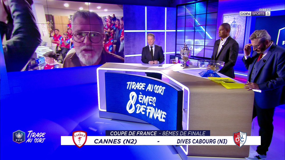 [📺LIVE] 🏆🇫🇷 #CoupeDeFrance 🎙️ Philippe Clément (entraîneur de Dives Cabourg) : "L'AS Cannes c'est le pire tirage pour nous"