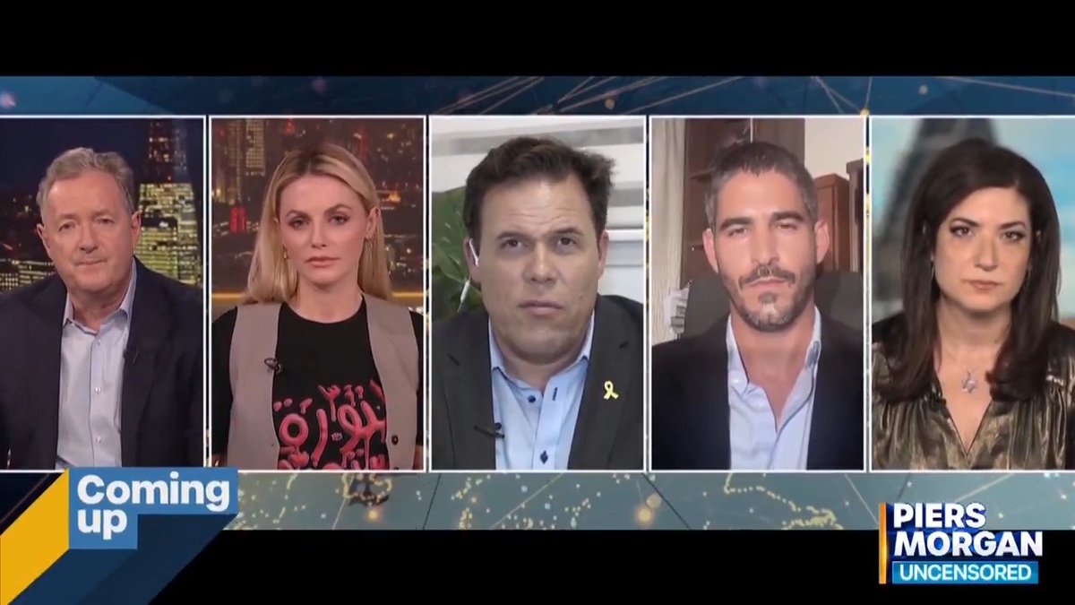 "You will NEVER be back!" Watch tonight's heated debate on Uncensored, as the panel descends into chaos discussing the Israel-Hamas ceasefire deal 👇 📺 Piers Morgan | Dr Myriam François | @ASE | Jonathan Conricus | Batya Ungar-Sargon