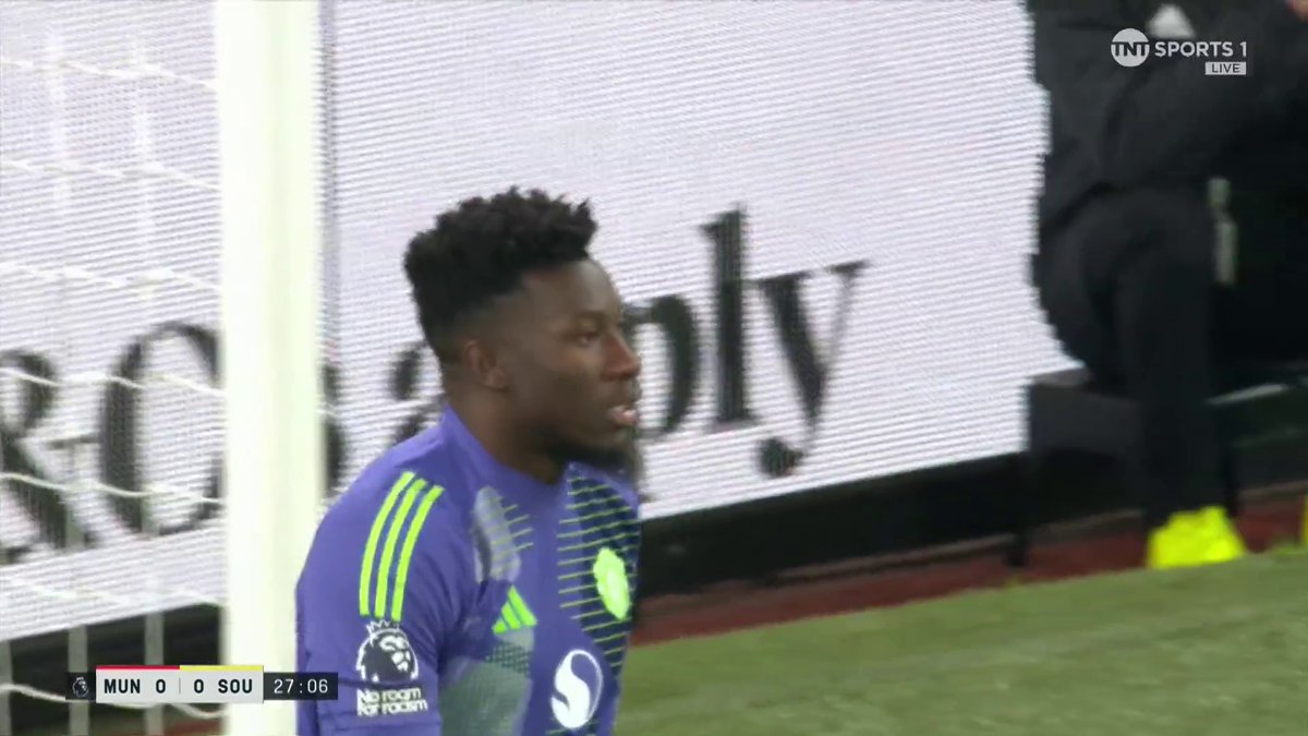 What a save from Onana! 🧤 The Man United keeper denies Southampton from breaking the deadlock 😮‍💨 📺 TNT Sports &amp; discovery+ UK
