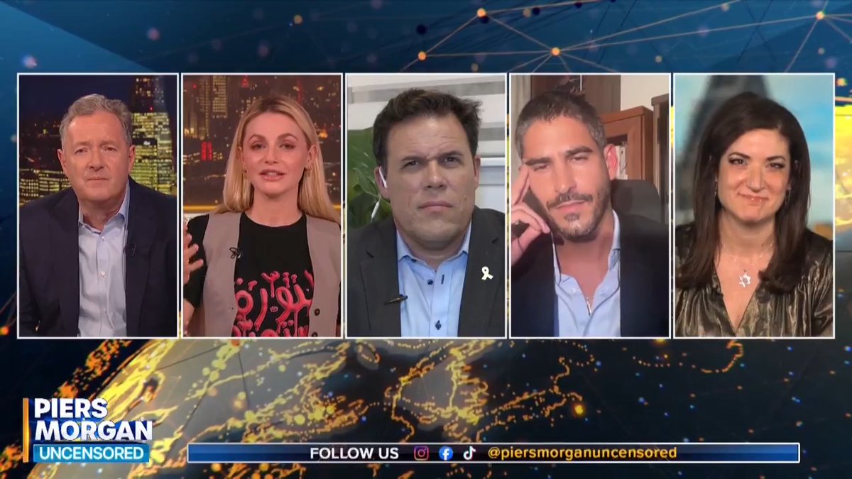 "How about you answer my question or you shut up?.. You're a complete and utter halfwit!" Piers Morgan furiously clashes with Myriam Francois, after she claims white people 'cannot comment' on the Israel-Hamas war. 📺 Piers Morgan | Dr Myriam François