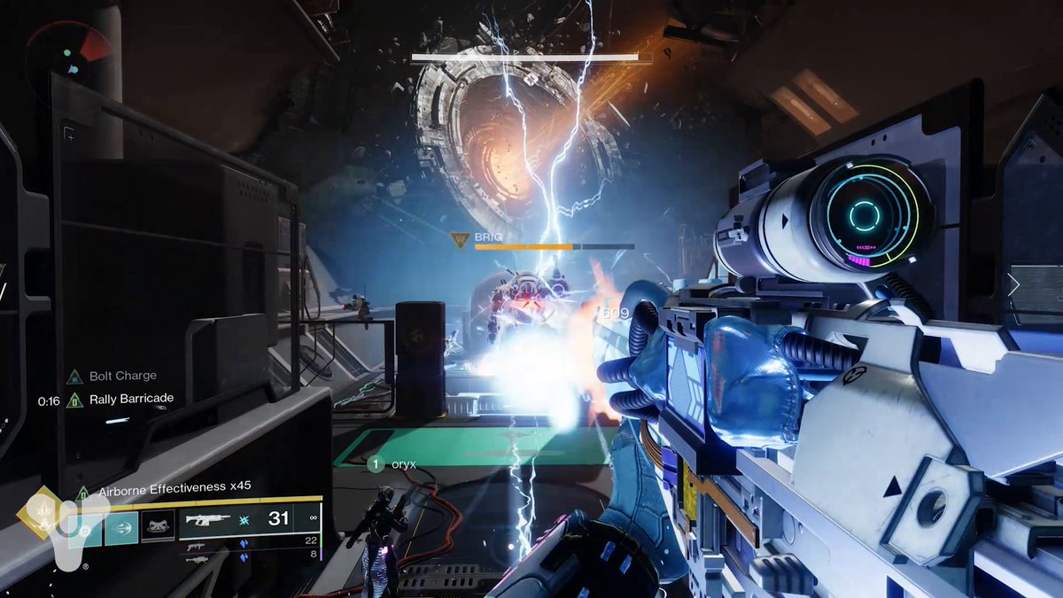 Cast your Titan class ability to grant stacks of bolt charge to you and nearby allies. While near your Barricade you and allies gain stacks of bolt charge over time, and your weapons can discharge max bolt charge. The new Storm's Keep aspect arrives in Destiny 2: Heresy.