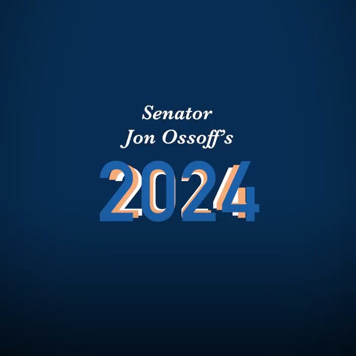 WATCH: Sen. Ossoff today released his Four Year Report of accomplishments delivered for Georgia in 2024. Read the report here:
