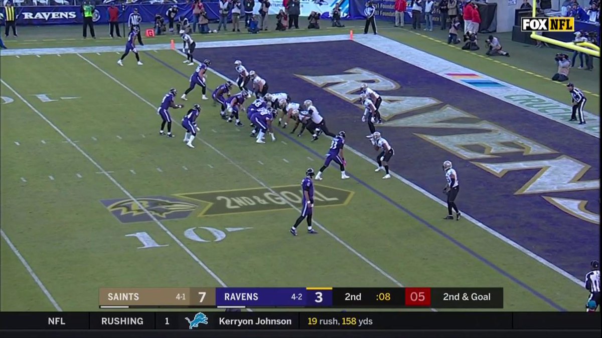 Lamar Jackson’s first career TD against the Saints man where did time go 🥹