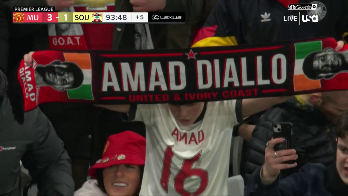 CAN YOU BELIEVE IT!?!? IT'S AN INCREDIBLE LATE HAT TRICK FOR AMAD DIALLO. WHAT A TURNAROUND FOR MAN UNITED.