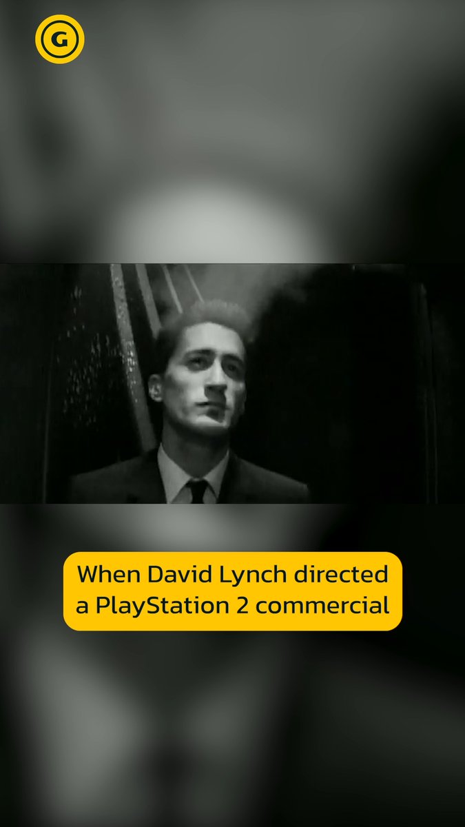 A moment for this PlayStation 2 ad directed by the incomparable #DavidLynch 😱