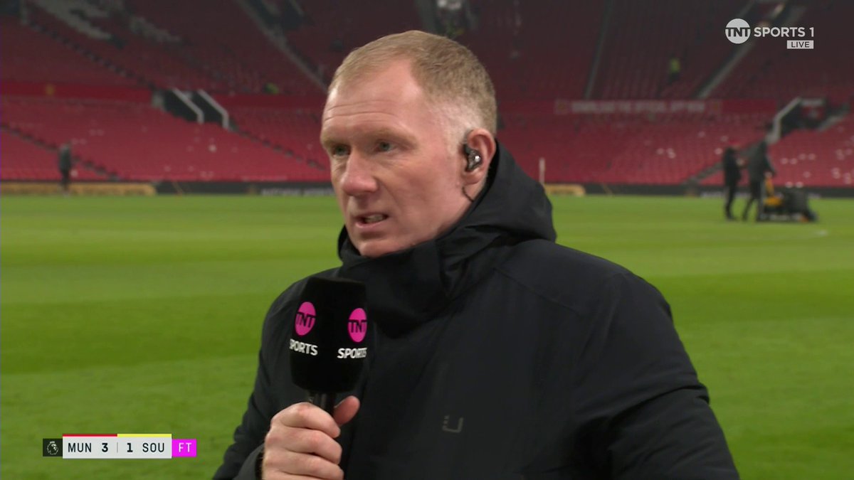 Southampton were on a "totally different level to United for a long, long time" ⭐️ Despite the result, Paul Scholes commends Southampton's impressive performance in contrast to Man United. 🎙Lynsey Hipgrave | 📺 TNT Sports & discovery+ UK