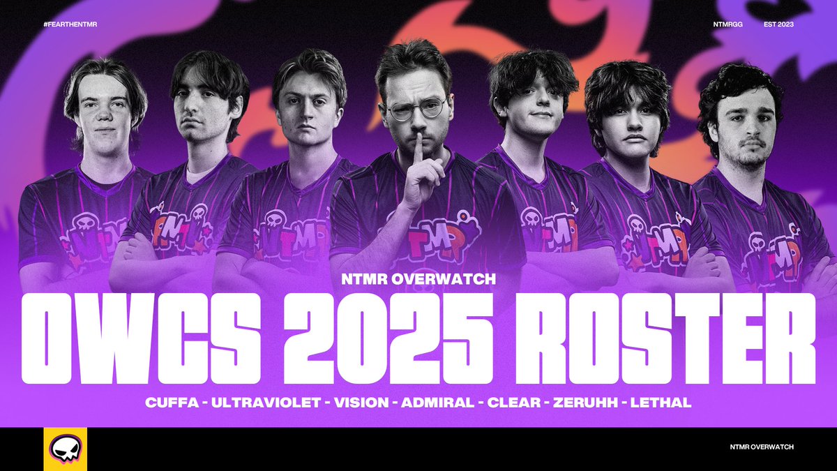 Did you think we wouldn’t be back to terrorize OWCS? We are, and forever will be, the Nightmare of OWCS. 😈 🛡 9z CLEAR 🛡 @Cuffah ⚔ TL zeruhh ⚔ Vision ⚔ Lethal 💉 ultraviolet 💉 Admiral #FearTheNTMR | #OWCS