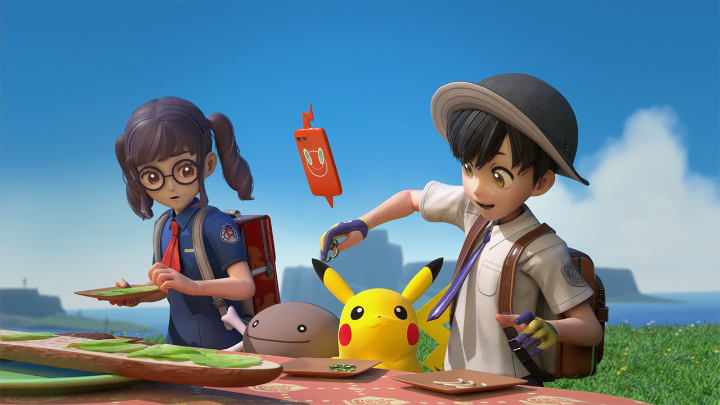 It’s picnic time! The quest for the ultimate Sparkling Power sandwich begins. ✨🥪 #DiscoverPaldea #PokemonScarletViolet ❤️💜