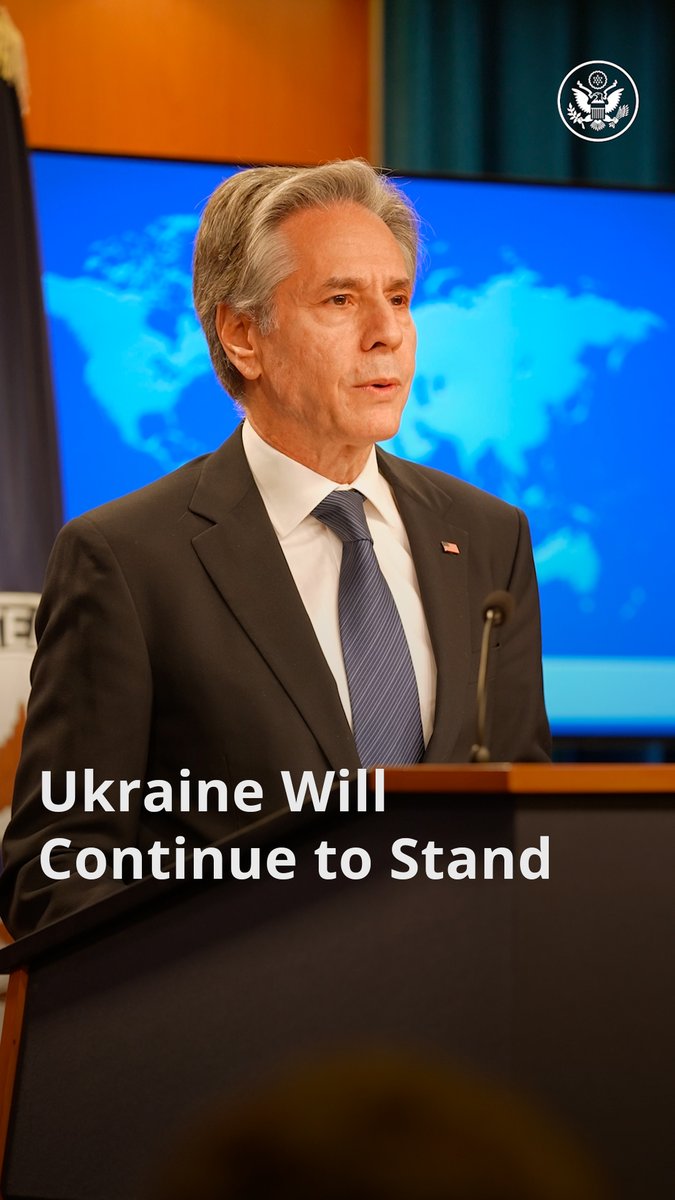 With the help of steadfast American leadership, Ukraine will continue to stand as an independent, democratic nation with the freedom to choose its own future.