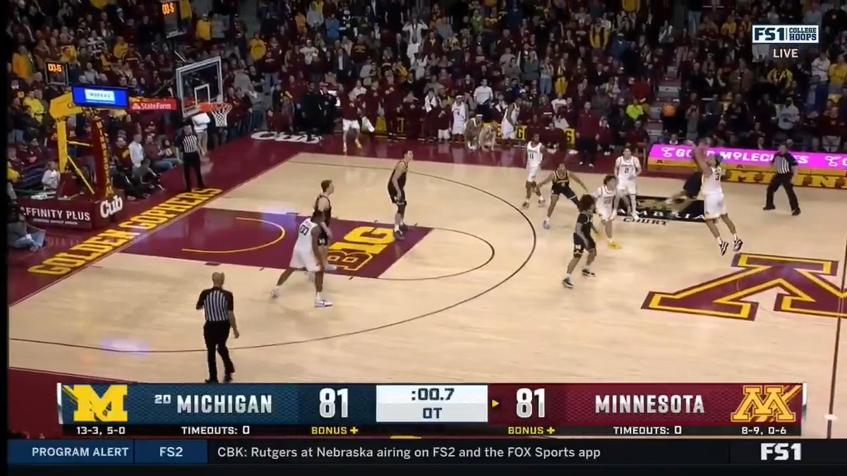 THE GOPHERS TAKE DOWN NO. 20 MICHIGAN AT HOME ‼️🚨 #B1GMBBall x Minnesota Men's Basketball